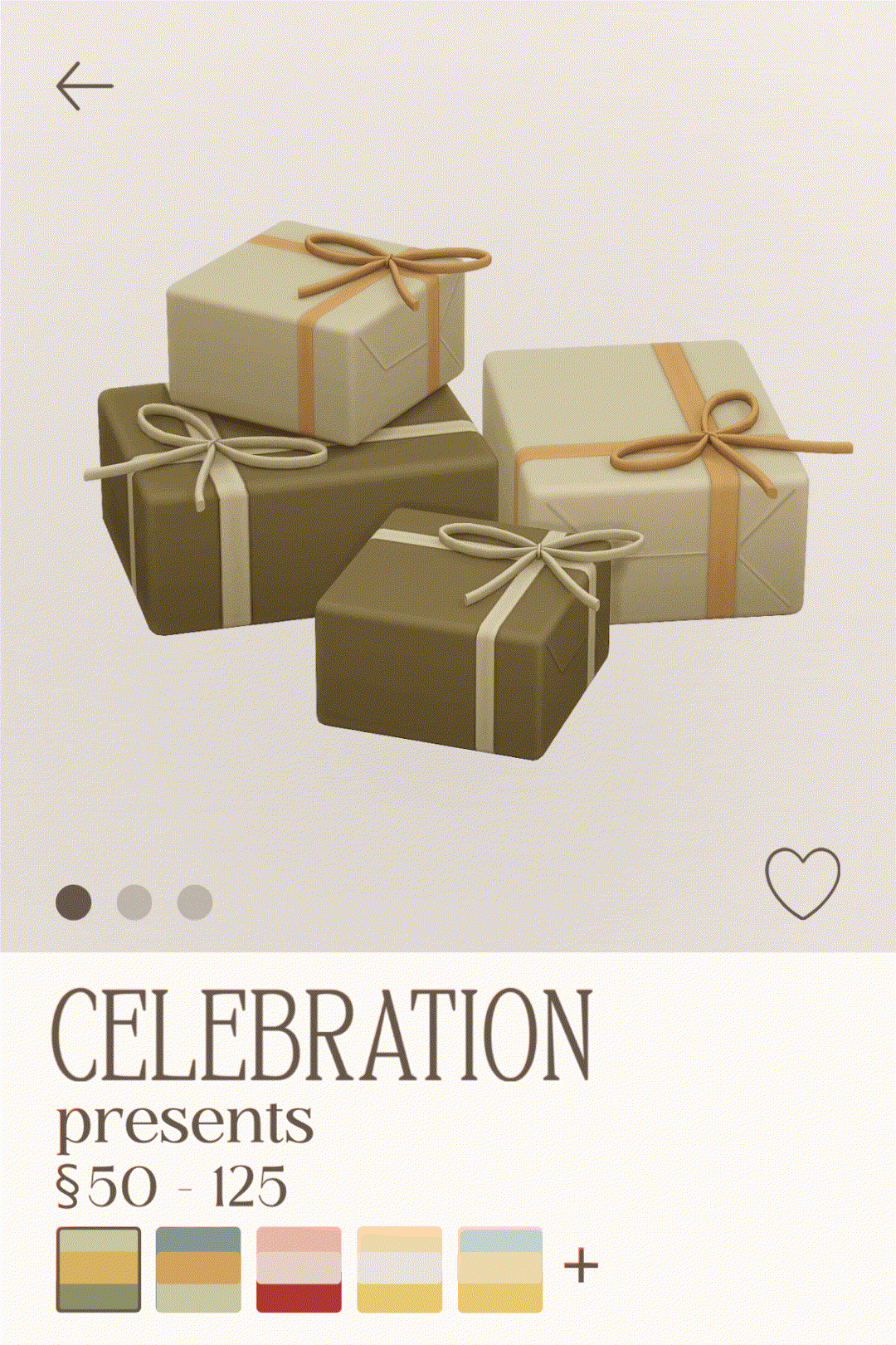Галерея мода Набор декора Celebration Collection #6